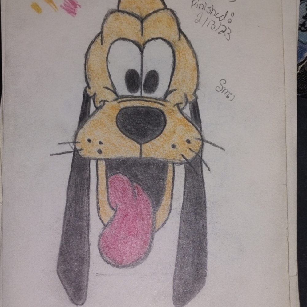 Pluto- From mickey Mouse